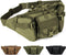 Tactical Fanny Pack, Military Outdoor Waist Bag Belt Packs Hip Bumbag Utility Bags with Adjustable Strap for Cycling Hiking Hunting (Green)...