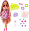 Barbie Totally Hair Doll, Flower-Themed with 8.5-inch Fantasy Hair & 15 Styling Accessories (8 with Color-Change Feature)...
