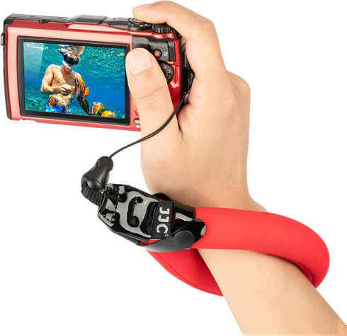 JJC Waterproof Camera Float Strap Cell Phone Float Strap Compatible with Olympus TG-7 TG7 TG-6 TG6 TG-5 TG5 TG-4 Nikon W300 W100 Fuji XP90 XP140 X...