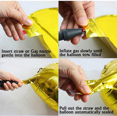 16 Inch Gold Letter Balloons Mylar Foil Alphabet Letter A-Z Balloons Set for Wedding Birthday Party Decoration Banner(26pcs Pack,) (Gold)...