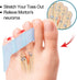 Povihome 10 Pack Pinky Toe Separator and Protectors for Overlapping Toe, Curled Pinky Toes - Spacers for Morton's Neuroma Pain Relief...