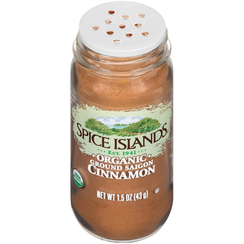Spice Islands Organic Ground Cinnamon, 1.5 Ounce...
