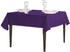 LinenTablecloth 54-Inch Square Polyester Tablecloth Purple...