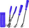 3-Piece Trim Removal Tool, Trim Removal Tool Set, Car Pry Tool Kit, Car Panel Door Audio Trim Tool Kit, Bumper Clips, Puller Retainer, Fastener Cl...