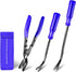 3-Piece Trim Removal Tool, Trim Removal Tool Set, Car Pry Tool Kit, Car Panel Door Audio Trim Tool Kit, Bumper Clips, Puller Retainer, Fastener Cl...