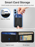 HiWe for Magsafe Wallet Stand, Strong Magnetic Wallet for iPhone 15/14/13/12 Series, for iPhone Magsafe Wallet with 3 Card Slots, Open ID Window, ...