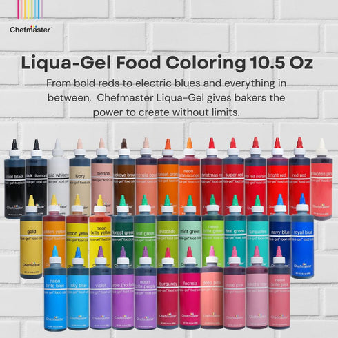 Chefmaster Burgundy Liqua -Gel Food Coloring | Vibrant Color | Professional-Grade Dye for Icing, Frosting, Fondant | Fade-Resistant | 10.5 oz...