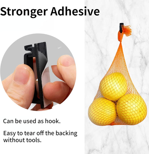 Cable Clips 50PCS, Self Adhesive Cable Management Clips, Cord Organizer Wire Clips Cord Holder for Appliances PC Wall Ethernet Cable Under Desk Ni...