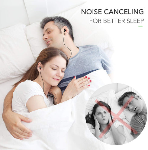 AGPTEK Sleep Earbuds, in-Ear Earphones for Sleeping with 3 Sizes Ultra-Light Soft Silicone, Noise Isolating Headphone Perfect for Sleeping, Insomn...