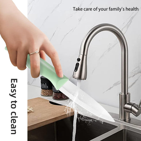 3 Pieces Ceramic Knives set, 4 inch Fruit Knife is Suitable for Most Vegetables, Fruits and Meats...