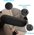 2 PCS Car Front Seat Armrest Covers, Elastic Fabric Auto Seat Armrest Protectors, Universal Front Seat Armrest Cover Replacement, Vehicle Accessor...