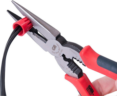 Gardner Bender GBP-58N ArmorEDGE Long Nose Electrical Pliers, 8 in., Steel...
