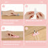 3PCS Cable Clips Cord Wire Organizer Electrical Cable Management Holders 4 Hole Silicone Cable Harness USB Charging Accessory Cute Cable Holder fo...