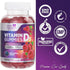 Vitamin D3 Gummies Extra Strength 5000 IU (125 mcg) - Bone, Teeth, Muscle & Immune Support Vitamin D Gummy Dietary Supplement, Nature's Berry Vita...