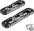 NEEWER 2 Pack Mini NATO Rail Set, 2.4"/60mm & 3"/75mm QR NATO Rail with Safety Pins, 1/4" Screws for NATO Clamp Top Handle Side Handle Camera Cage...