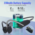 Bone Conduction Headphones Bluetooth 5.3 Open Ear Headphones IPX6 Waterproof 8 Hours Playtime Wireless Earphones Bluetooth Headset with Mic for Ru...
