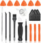 Plastic Pry Tool,Metal Spudger Opening Picks Pry Tools,Micro Tweezers,Suction Cup,20 PC Mini Pry Bar Set Repair kit for iPhone/iPad,Laptop,Ps5,Swi...