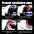 2 Pack Mirror Rain Visor Eyebrow, Waterproof Car Side Mirror Covers, Carbon Fiber Texture Side Mirror Visor Rain Guards, Universal Exterior Access...