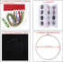 Sanlykate Full Range Embroidery Starter Kit - Embroidery Cloth with Pattern and Instructions, including Bamboo Hoop, Color Threads, Tools Kit for ...