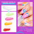 Makartt 3D Painting Gel Clear Nail Gel For Nails Art Chrome Nail Powder Micro 3D Sculpting Gel No Wipe UV Gel for Gel Nail Polish 3D Carving Drawi...