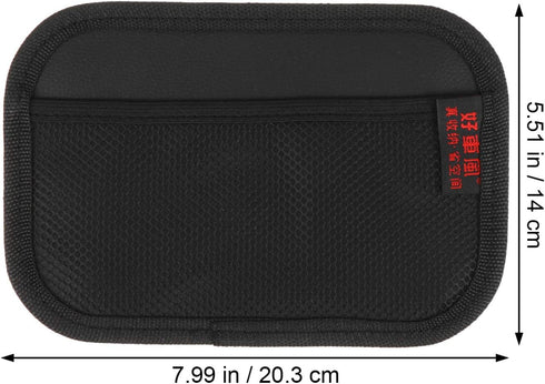 VICASKY 2pcs Car Net Pocket Side Clutter Scattered Storage Pocket Pouch Phone Holder Mini Car Sticky Organizer Mesh Pocket for Car, Car Seat Gap I...