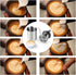 14-Ounce Stainless Steel Manual Milk Foamer, Hand Pump Coffee Milk Frothing Pitchers with Filter Screen For Cappuccino Coffee Latte Hot Chocolate...