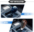 Automatic Gear Shift Knob Compatible for Toyota Land Cruiser 2003-2021, Durable Faux Leather Plastic Black Brown Drilled Grain Pattern...