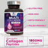 Collagen Peptides for Women & Men, Type I, II, III, V, X Hydrolyzed Collagen Pills, Grass Fed Non-GMO Multi Collagen Peptides Supplements, Hair, S...