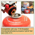 Backpacking Stove Camping Stove Mini Gas Stove with Piezo Lgnition for Camping and Hiking...
