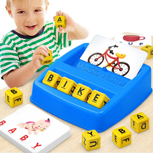Educational Toys for 3 4 5 Year Old Boys Gift, Matching Letter Game Preschool ABC Learning Toys for Kids Ages 4-8 Years, Christmas Birthday Gifts ...