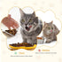 4 Pcs Whisker Fatigue Relief Cat Bowl Shallow Cat Food Dish 6 Inch Cat Wet Feeding Bowls Wide and Short Legged Cat and Small Pet Plate for Kittens...