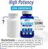 We Like Vitamins Glutathione 500mg Per Serving | Manufactured in USA | 60 Glutathione Capsules | Highly Bioavailable Reduced Glutathione Supplemen...