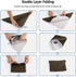 Neewer Camera Lens Wrap Foldable Camera Lens Bag Insert, 18.5"x18.5"/47x47cm Self Adhesive Magic Cloth Protective Anti Scratch Camera Sleeve Wrapp...