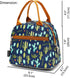 FlowFly Insulated Lunch Cooler Bag - Tote Bag Organizer for Women/Men, Cactus...
