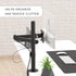 HumanCentric VESA Mount Adapter Compatible with HP M Series Monitors M22f M24f M24fd M24fw M24fwa M27f M27fd M27fq M27fw M27fwa and M32f, VESA Ada...
