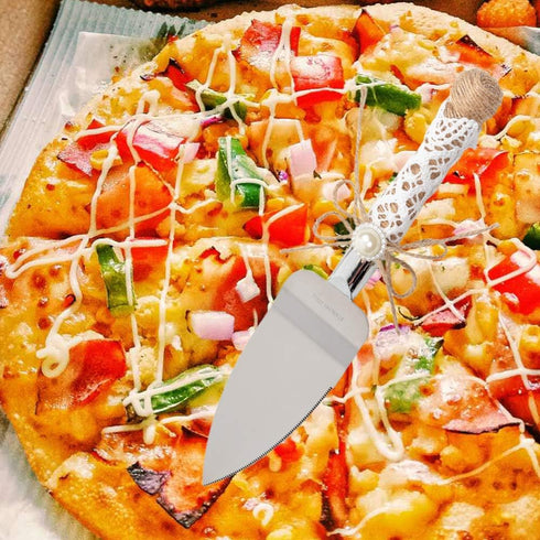 Rustic Wedding Cake Serving Set Wedding Cake Knife and Server Set Pizza Pie Server Set for Anniversaries Birthdays Christmas Parties...