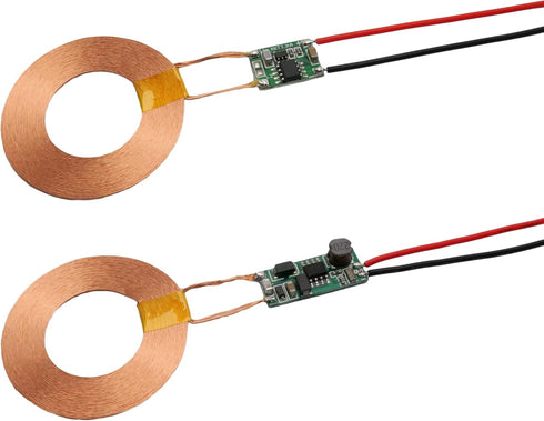 12V 23mm Distance Wireless Charging 5V 100mA~1.2A Output 42mm Coil Wireless Transmitter + Receiver Power Charger Transfer (42mm Coil)......