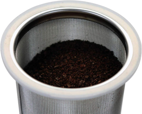 32oz Quart Cold Brew Coffee and Tea Maker Stainless Steel Filter for Mason Jars With Lid and 2 Silicone Seals (No Jar)...
