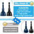 Hakkin 2Pack Hex Shank Deburring External Chamfer Tool with Carbide Blade, Quick Release Deburring Chamfering Drill Bit Repairing Damaged Bolts Sc...