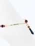 Azabache Ankle Bracelet For women W/Hand Charm 14K Gold Plated, Mariner Link for Protection and Good Luck 10 Inches...