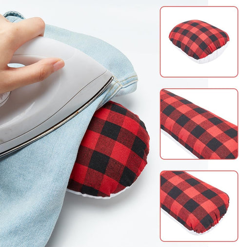 WEBEEDY Tailors Ham Sleeve Roll Set Ironing Mat Kit Ironing Accessories includes Pressing Ham Seam Roller Tool Protective Pad Mat for Sewing Press...