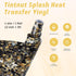 Tintnut Splash Heat Transfer Vinyl Roll - 12 Inch x 5ft Black Gold Watercolor Ink Patterned HTV Splatter Iron On Vinyl DIY T-Shirts Hats Clothes C...