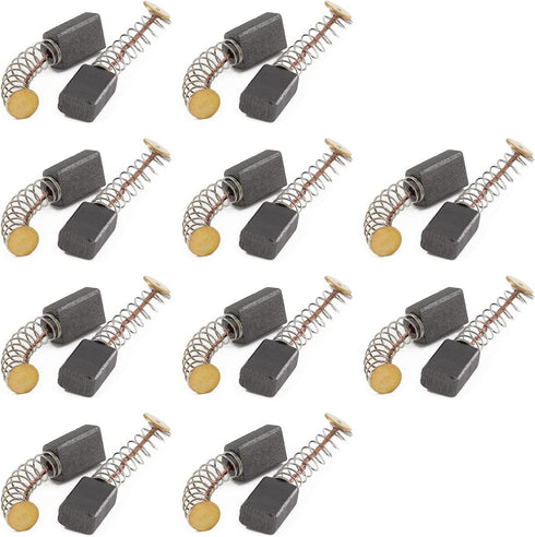20Pcs 12 x 8 x 5mm Carbon Brushes with Spring Wires Motor Electric Carbon Brushes Replacement Power Tools for Electric Motors...