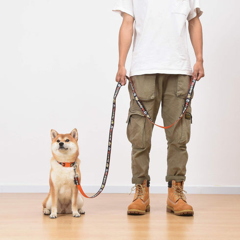 Star Wars for Pets The Mandalorian This is The Way 6 Foot Dog Leash | Orange 6 Ft Dog Leash Easily Attaches to Any Dog Collar or Harness | Mandalo...