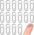 100 Pieces Metal Mini Paper Clips 3/5 Inch Finish Steel Paper Clip Metal Journaling Paper Clamps Office Paperclip for Paper Document Sorting and O...