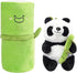 Emoin Panda Stuffed Animals Panda Bamboo Plush Toy 11.8 Inch Bamboo Tube Panda Pillow Stuffed Panda Bear Plushies Panda Doll Gifts for Boys Girls...