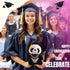 Graduation Bear Panda Stuffed Animal Plushies 2024 graduation gifts 10'' Panda Plush for kindergarten/Elementary/High School/College (Yellow)...