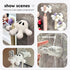 2PCS Cute Hanging Toothbrush Holder, Hand Wall Hanging Utility Suction Hooks with StickyPads, Multi-Function Mouse Bathroom Decor, Key Holder Show...