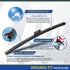 3 wipers Replacement For GMC Acadia 2007-2012,Saturn Outlook 2007-2010 Original Equipment Windshield Wiper Blades Set - 24"+21" +11" (Set of 3)...