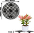 S-SNAIL-OO 2/4PCS Plant Level Pot Elevator, Heavy Planter Holder Potted Plant Stand, Diameter 8/12/16inch Root Controller Chassis Drainage and Ven...